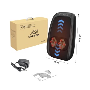 Snailax Shiatsu Masaj pentru Spate si Gat Cu Incalzire si Design Portabil - Img 8