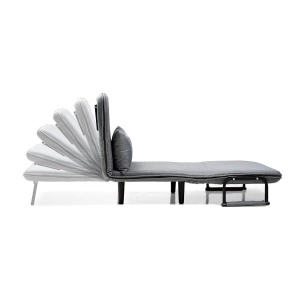 Sofa extensibila InnovaGoods, 4-in-1, gri, capacitate 150 kg - Img 3