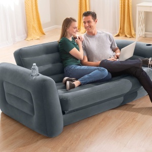 Sofa gonflabila Intex 66552NP, 2 persoane, 200kg, cu functie de pat - Img 2