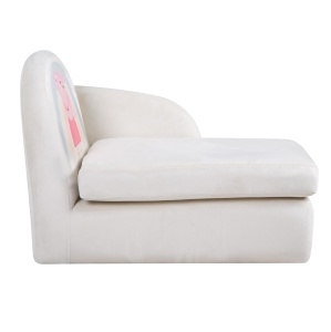 Sofa pentru copii Peppa Pig, confortabila, cu accotoare, 54x75x47 cm, bej - Img 7