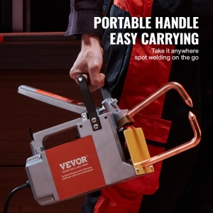 Soldor portabil VEVOR sudor cu puncte grosime de 18 inch cu capacitate de intrare de 15 kVA pistol cu varf de sudura sudor cu puncte din tabla metalic - Img 5