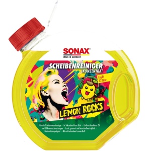 Solutie de curatare SONAX ScheibenReiniger Konzentrat Lemon Rocks, 3 Litri, pentru parbriz