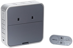 Sonerie fara fir Honeywell Home, raza 200 m, mod silentios, lumina Halo, alb-gri - Img 3