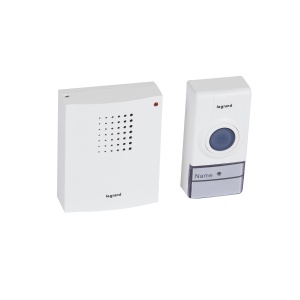 Sonerie wireless Legrand 094250 50m raza 32 melodii IP44 baterii incluse - Img 2