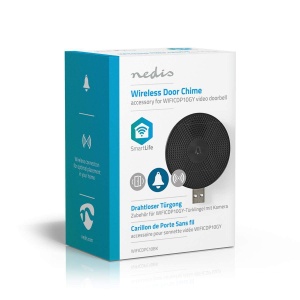 Sonerie Wireless NEDIS WIFICDPC10BK, USB, Negru, Compatibila cu Camera - Img 8