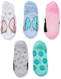 Sosete pentru femei Disney Lilo Stitch, 5 perechi, culori pastel, marime 36-41 - Img 3