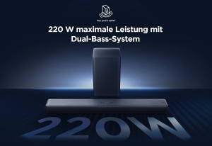 Soundbar TCL S55HE 2.1 cu Subwoofer Wireless, 220W, Dolby Atmos, Bluetooth 5.3 - Img 9
