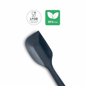 Spatula din silicon Lacor 64464, 27.5cm, rezistenta la caldura, neagra - Img 6