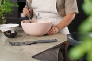 Spatula pentru bucatarie Zyliss E980237, 32.5cm, silicon, gri, rezistenta la caldura - Img 6