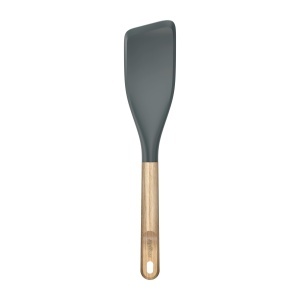 Spatula Zyliss Easy Lift cu maner din lemn de stejar, silicon flexibil, 30 cm