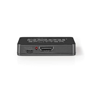 Splitter HDMI Nedis 2-Port, 4K, 2.25 Gbps, Negru