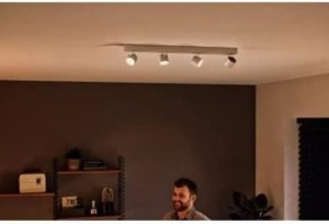 Spot de tavan Philips myLiving Star, 4x4,5W, Alb - Img 8