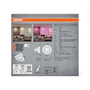 Spot LED inteligent Osram Smart Matter RGBW, 4.7W, GU10, Negru, Aluminiu - Img 4
