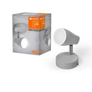 Spot LED LEDVANCE PEAR, 4.3W, 210lm, gri, cu lampa GU10 inclusa - Img 5