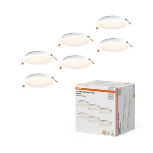 Spot LED Osram Essential 18W 220mm, lumina calda 3000K, alb