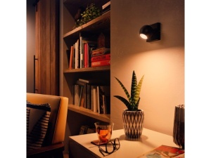 Spot LED Philips Hue White Ambiance Buckram, 250lm, negru, dimabil - Img 2