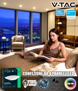 Spot LED V-TAC 6W Pro Series, 660 Lumen, 4000K, 4 bucati - Img 2