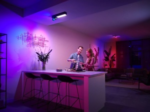Spoturi LED inteligente Philips Hue Centris, 2 becuri, 16 milioane culori, negru - Img 3