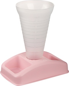 Spritzbeutelhalter Zenker cu Tullengarage, RosaTransparent, 500 ml