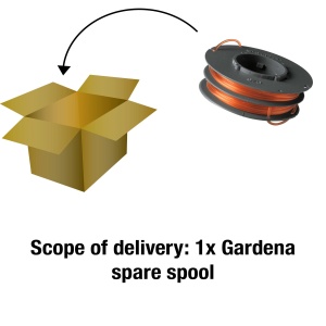 Spula de fir de schimb Gardena 05372-20 pentru trimmeri, 2x5m fir, usor de inlocuit - Img 5