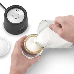Spumator de lapte Caso CappuLatte, capacitate 250 ml, design din sticla, 5 functii - Img 2