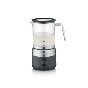 Spumator de lapte electric Graef MS802EU 5 programe cana din sticla detasabila afisaj touch negru - Img 2