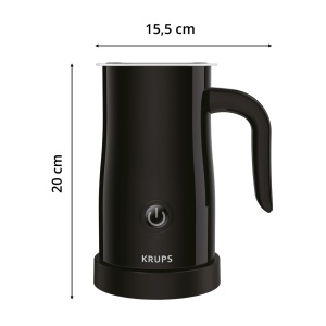 Spumator de lapte electric Krups XL1008 150 ml Antiaderent Oprire automata Negru - Img 8