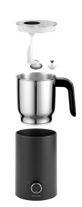 Spumator de lapte ZWILLING ENFINIGY, 400 ml, inox, negru - Img 2