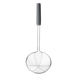 Spumiera KitchenAid cu maner ergonomic, otel inoxidabil, gri antracit