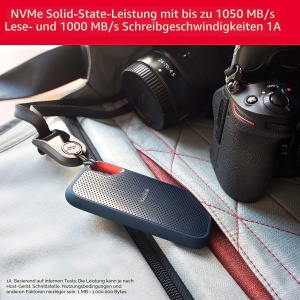 SSD Extern SanDisk Extreme 1 TB, 1050 MBs citire, Negru - Img 4