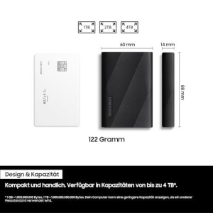 SSD Portabil Samsung T9, 2 TB, 2000 MBs, USB 3.2 Gen 2x2 - Img 6