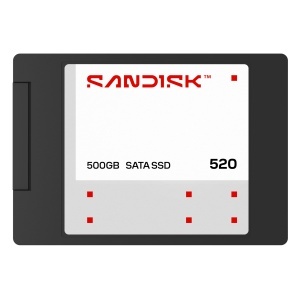 SSD SanDisk 520, 500 GB, viteza citire 560 MBs, 2,5