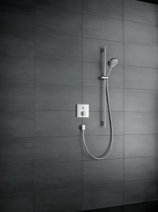 Stanga de dus hansgrohe Croma Unica, 0.90m, cromata, din alama - Img 2