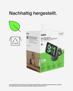 Statia de incarcare wireless Belkin BoostCharge Pro 2-in-1, 15W, Qi2, negru - Img 7