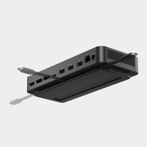 Statie de andocare USB-C Dell Pro Dock WD25, 100W, 4 display-uri, design compact - Img 7