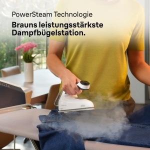 Statie de calcat Braun CareStyle 7 Pro IS 7282 BL 2700W Abur vertical Tehnologie iCare - Img 3