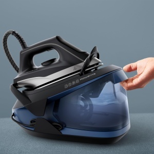 Statie de calcat cu abur Rowenta VR8325, 2600W, 1.7L, NegruAlbastru - Img 7