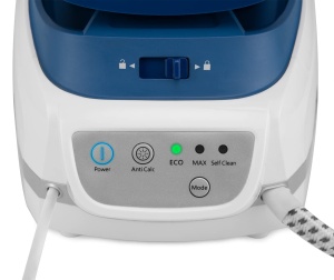 Statie de calcat Orbegozo VP 8600, 2400 W, rezervor 2 l, alb si albastru - Img 6