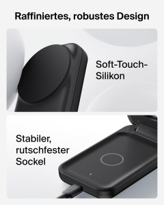 Statie de incarcare Belkin UltraCharge 3-in-1, 25W, neagra - Img 4