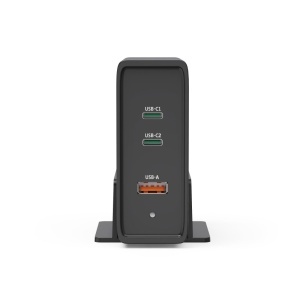 Statie de incarcare USB Hama, 3 porturi, 140W, GaN, negru