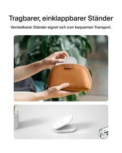 Statie de incarcare wireless Belkin BoostCharge 2-in-1, 15W, neagra - Img 4