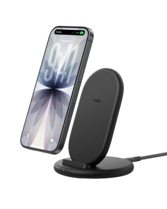 Statie de incarcare wireless Belkin BoostCharge, 9W, negru, cu cablu de 1,5m