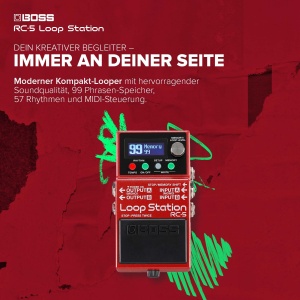 Statie de Looping BOSS RC-5 13 ore inregistrare, 32-Bit, LCD colorat - Img 2