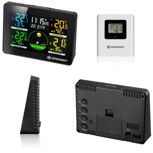 Statie Meteo Bresser 7000023 cu 3 Senzori Exteriori, Display Colorat, Masurare Temperatura si Umiditate - Img 4