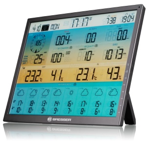 Statie meteo BRESSER 8-Zile 4CAST XL, display 48,3 cm, solar, 7-in-1 - Img 2