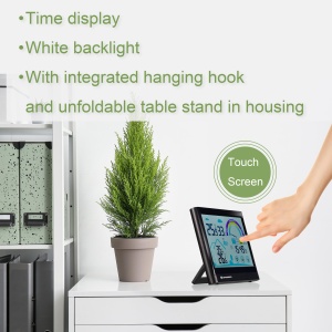 Statie meteo Bresser VentAir 7007402 Touchscreen recomandare ventilatie negru - Img 7