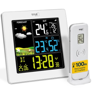 Statie meteo digitala TFA Dostmann SUN2, afisaj colorat, senzor exterior