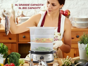 Steamer BEPER BC.250, 9 Litri, 800W, BPA Free - Img 7