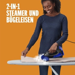 Steamer si Fier de Calcat Conair Turbo ExtremeSteam 2-in-1, 1875W, 33gmin, AlbastruNegru - Img 3