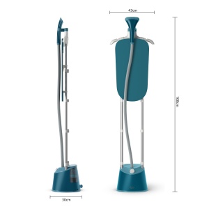Steamere Philips STE104020, 1800 W, rezervor 1.8 L, culoare albastra - Img 3